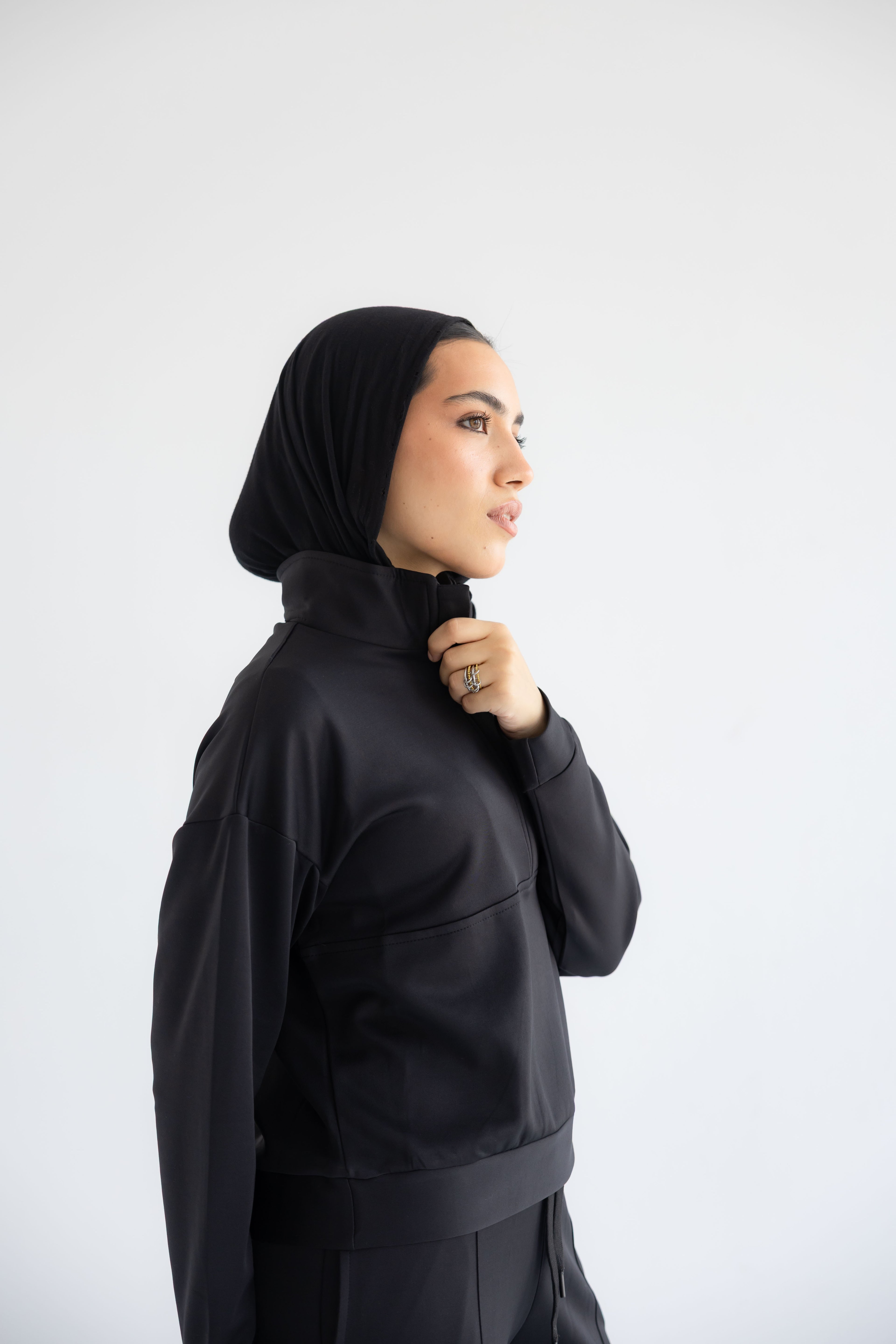 Smooth - Touch zip sweatshirt