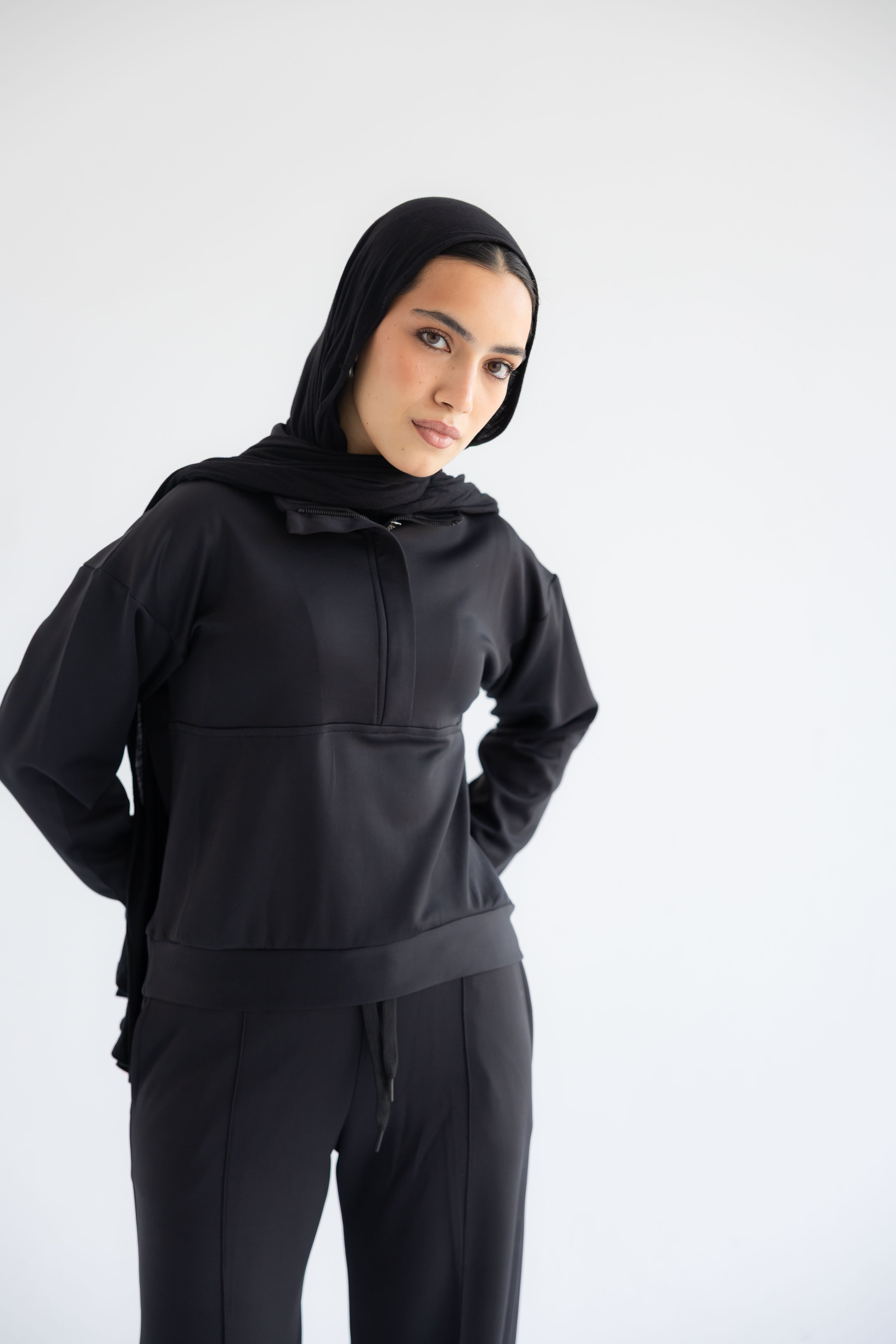 Smooth - Touch zip sweatshirt