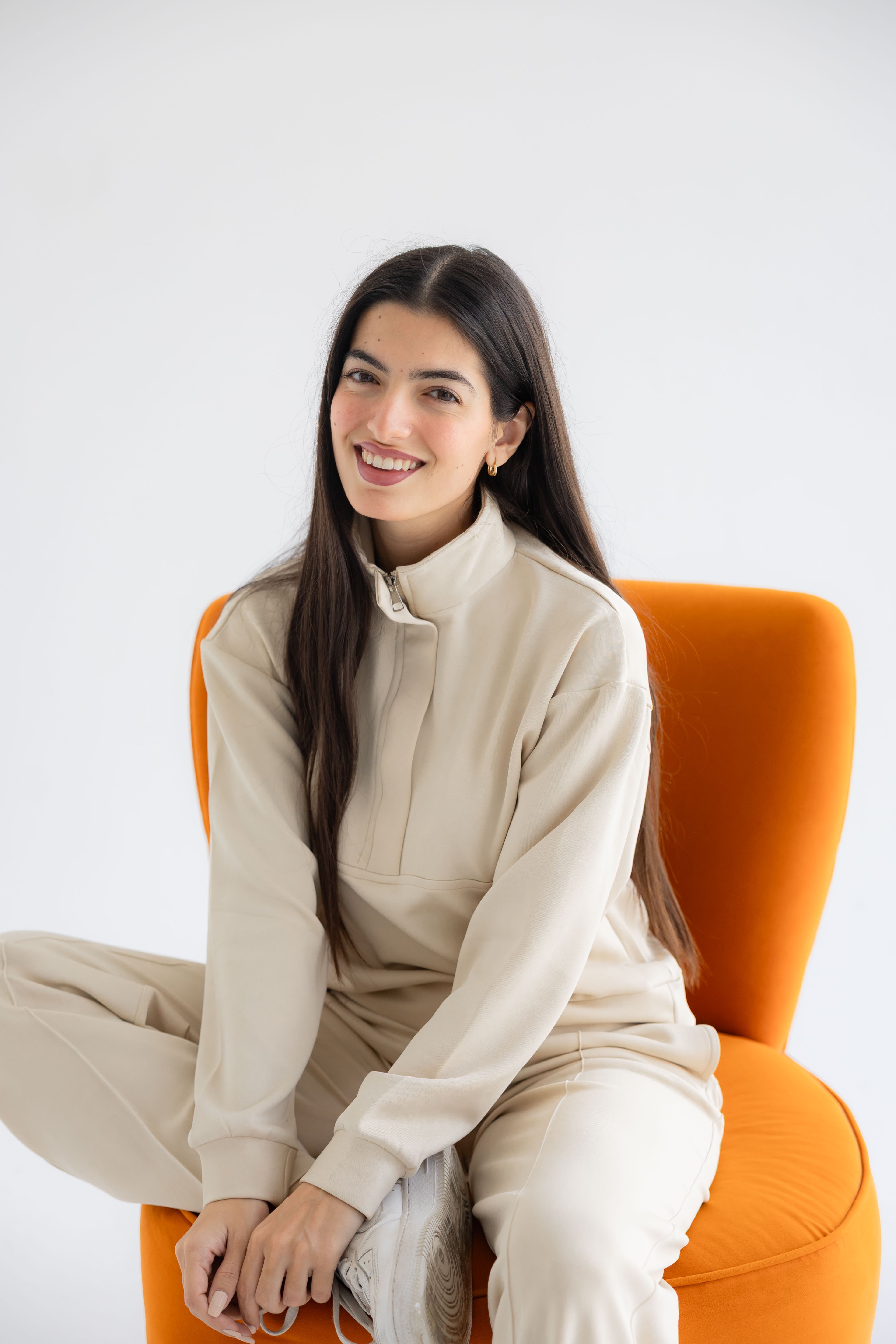 Smooth - Touch zip sweatshirt