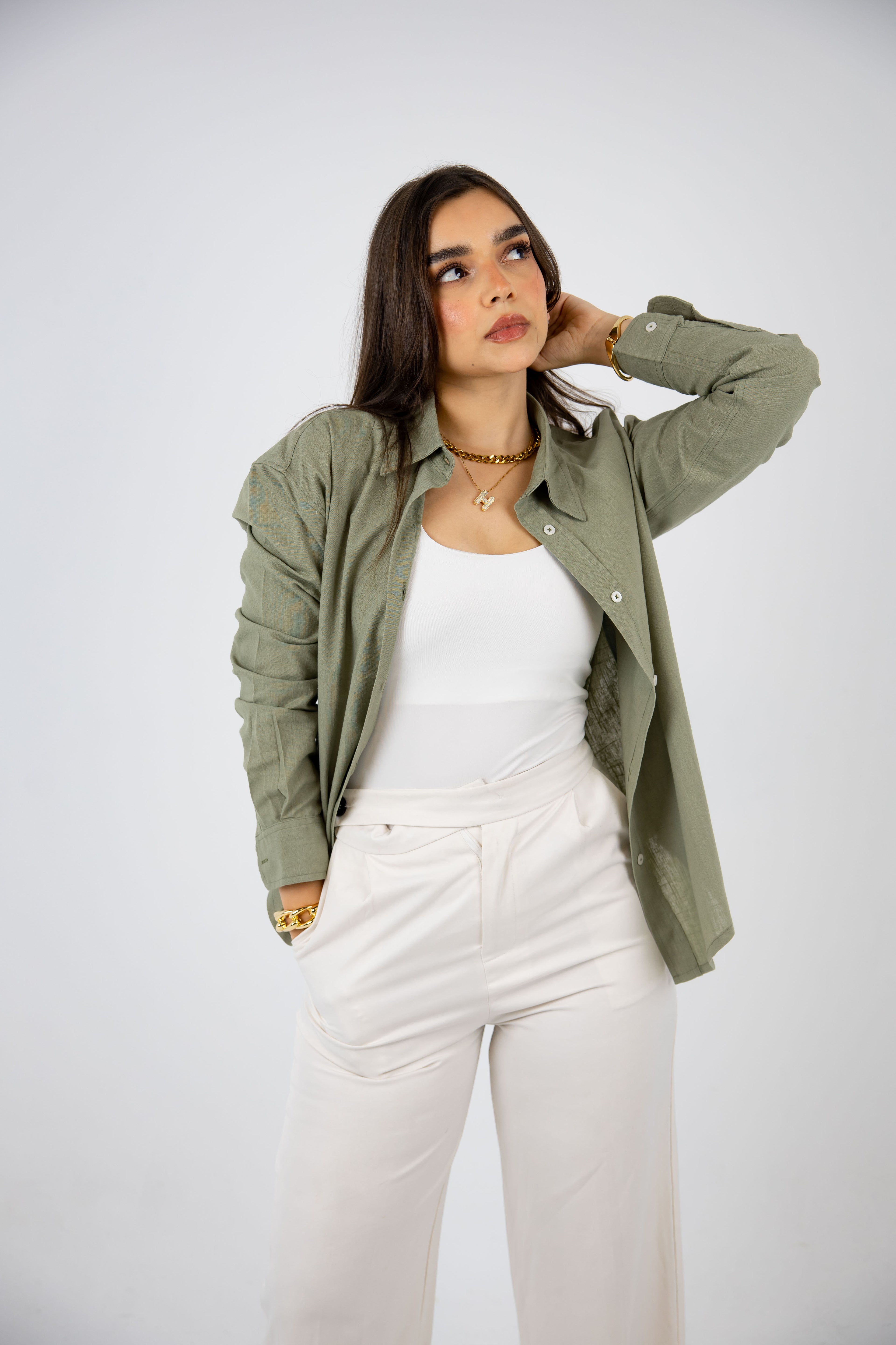 Women's linen shirt