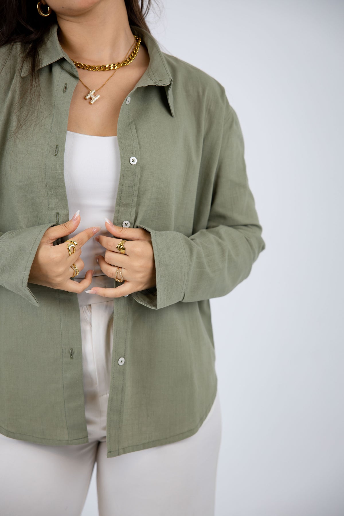 Women's linen shirt