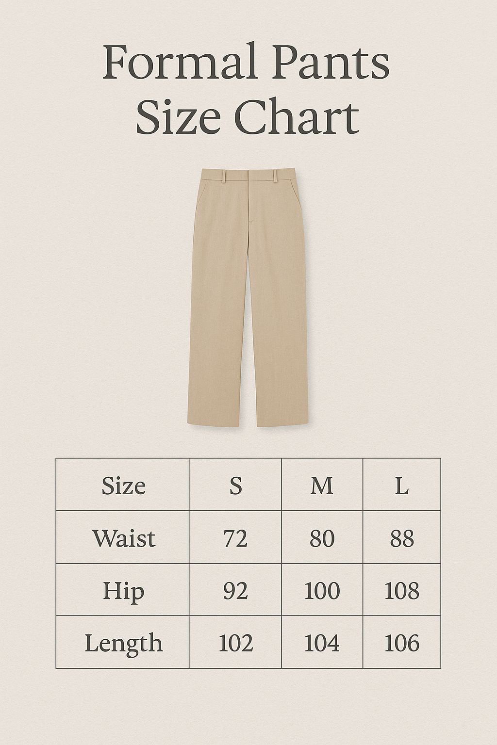 Relaxed Formal Pants