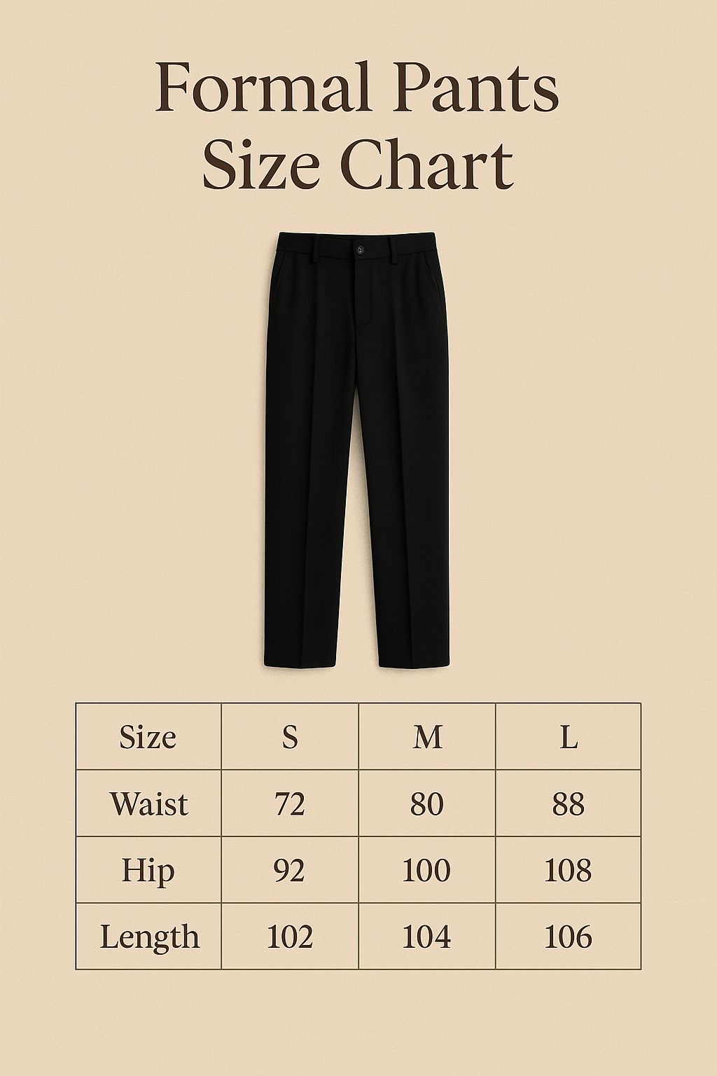 Relaxed Formal Pants