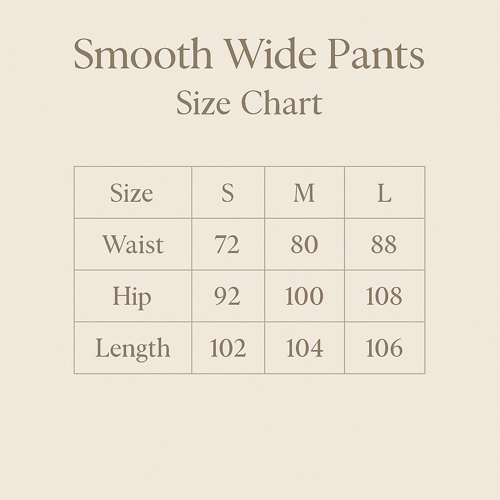 Smooth - Touch wide pants